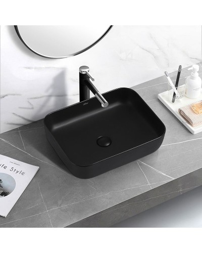 Раковина-чаша Abber Rechteck 50 AC2202MB Черная матовая