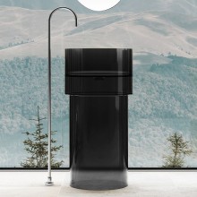 Раковина Abber Kristall 45 AT2701Onyx Черная