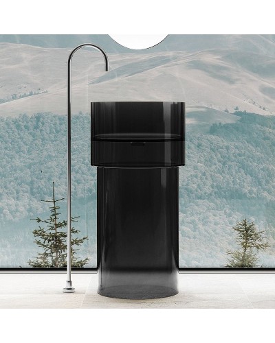 Раковина Abber Kristall 45 AT2701Onyx Черная