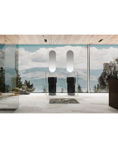 Раковина Abber Kristall 45 AT2701Onyx Черная