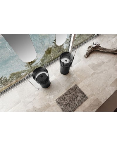 Раковина Abber Kristall 45 AT2701Onyx Черная