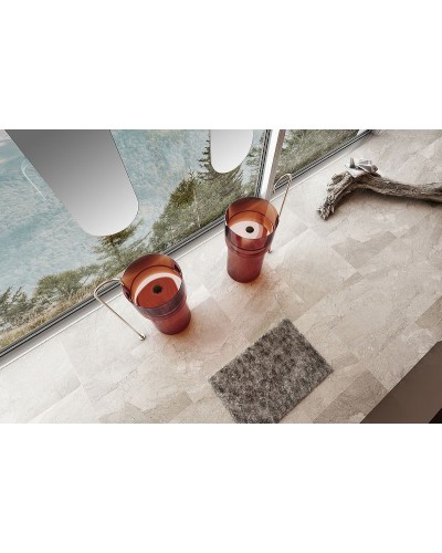 Раковина Abber Kristall 45 AT2701Opal-H Коричневая