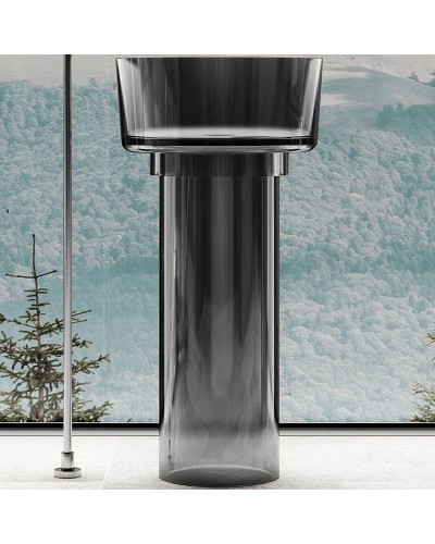 Раковина Abber Kristall 45 AT2702Onyx Черная