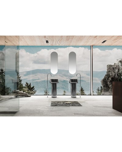 Раковина Abber Kristall 45 AT2702Onyx Черная