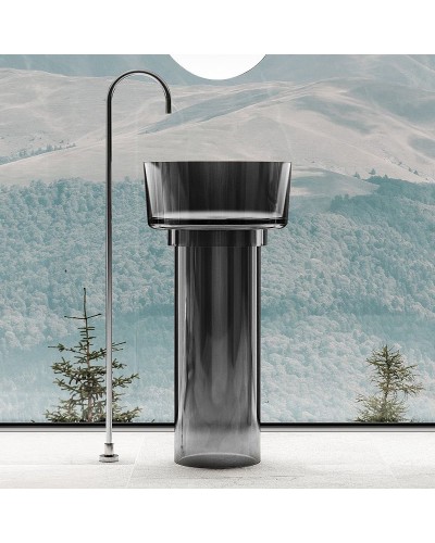 Раковина Abber Kristall 45 AT2702Onyx-H Черная