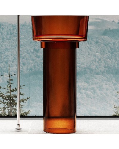 Раковина Abber Kristall 45 AT2702Opal Коричневая