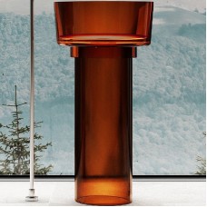 Раковина Abber Kristall 45 AT2702Opal-H Коричневая