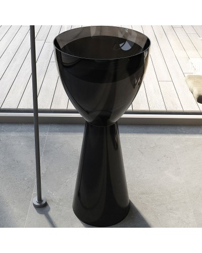 Раковина Abber Kristall 45 AT2703Onyx Черная