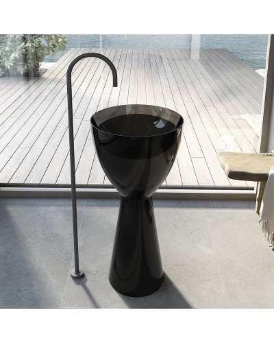 Раковина Abber Kristall 45 AT2703Onyx Черная