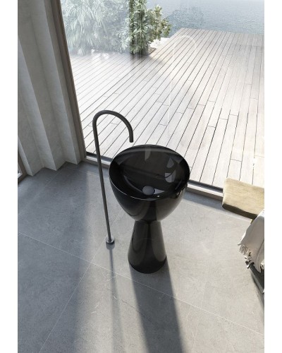 Раковина Abber Kristall 45 AT2703Onyx Черная