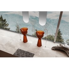 Раковина Abber Kristall 45 AT2703Opal Коричневая