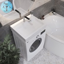 Раковина Marmo Bagno Дельта 60 MB-DL60-50 на стиральную машину Белая