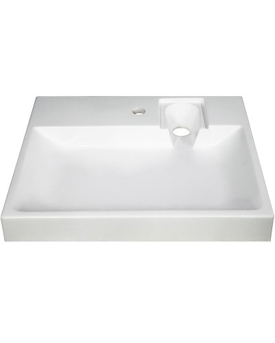 Раковина Marmo Bagno Дельта 60 MB-DL60-60 на стиральную машину Белая