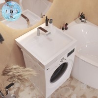 Раковина Marmo Bagno Дельта 60 MB-DL60-60 на стиральную машину Белая
