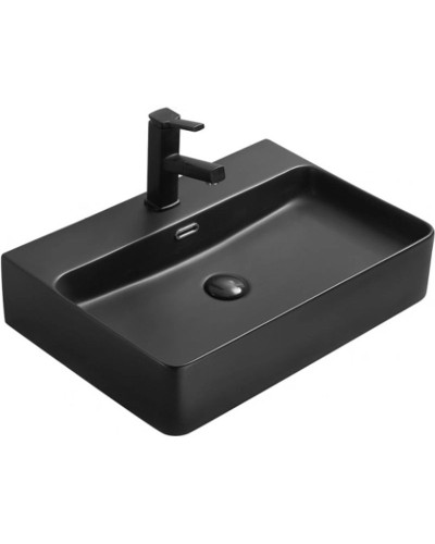 Раковина CeramaLux 60 8145MB Черная матовая