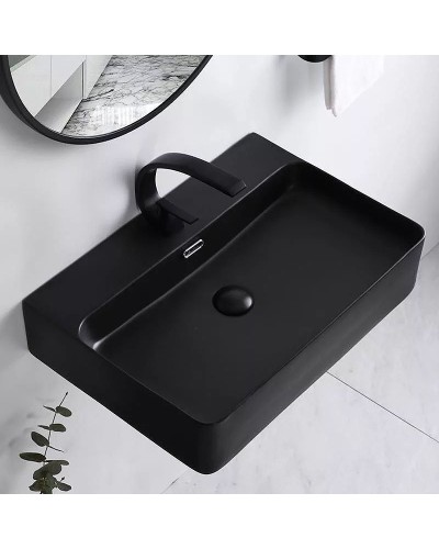 Раковина CeramaLux 60 8145MB Черная матовая