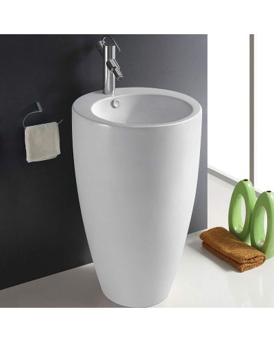 Раковина WeltWasser Leerbach 4949 GL-WT 49 10000008706 Белый глянец