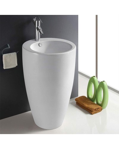 Раковина WeltWasser Leerbach 4949 GL-WT 49 10000008706 Белый глянец