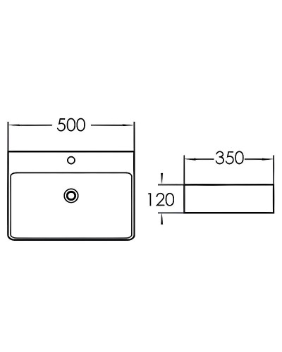 Раковина Comforty 50 7657D 00-00011951 Белая