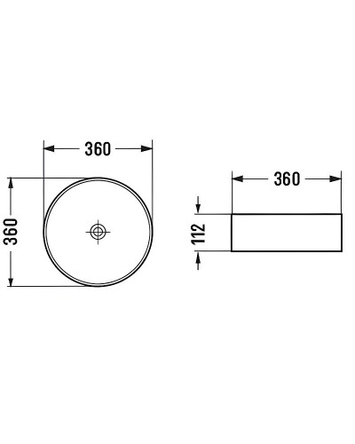 Раковина-чаша Comforty 36 GL04 00-00012242 Золото