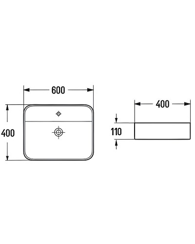 Раковина Comforty 60 78574-60 00-00012533 Белая