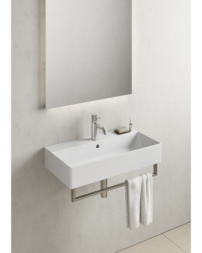 Раковина GSI Kube X 70 9455111 Белая