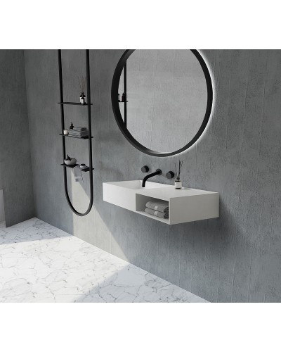 Раковина Abber Stein 80 AS2649-0.8 Белая матовая