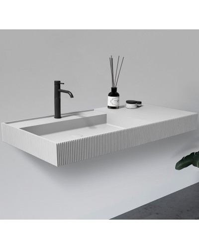 Раковина Abber Stein 120 AS2628 Белая матовая