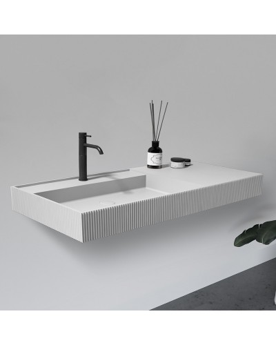 Раковина Abber Stein 120 AS2628 Белая матовая