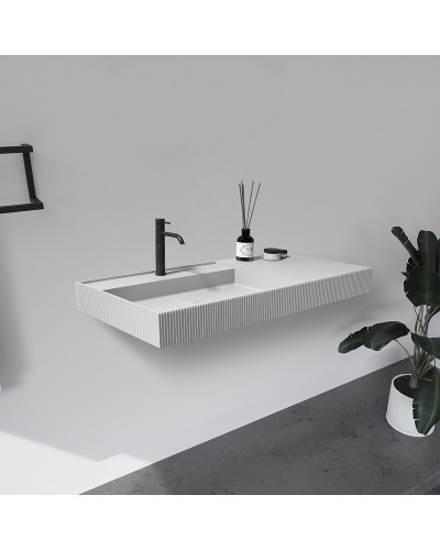 Раковина Abber Stein 120 AS2628 Белая матовая