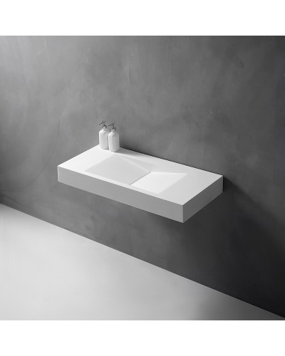 Раковина Abber Stein 100 AS2641 Белая матовая