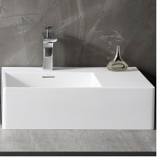 Раковина Abber Stein 56 L AS2644 L Белая матовая