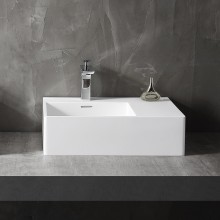 Раковина Abber Stein 56 L AS2644 L Белая матовая