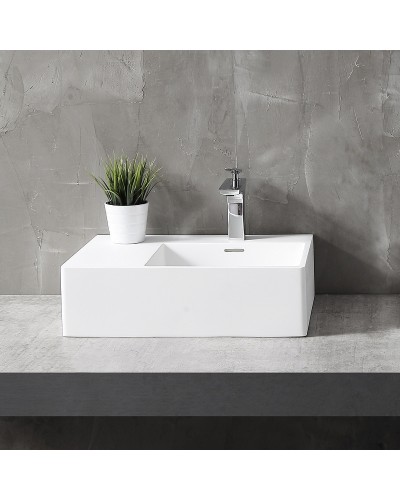 Раковина Abber Stein 56 R AS2644 R Белая матовая