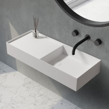 Раковина Abber Stein 80 AS2648 Белая матовая