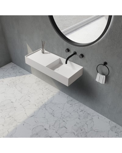 Раковина Abber Stein 80 AS2648 Белая матовая