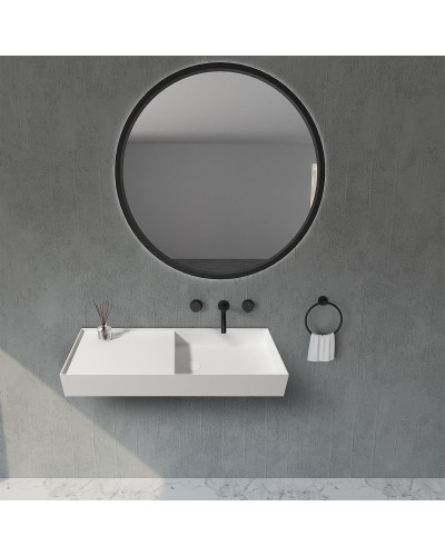 Раковина Abber Stein 80 AS2648 Белая матовая