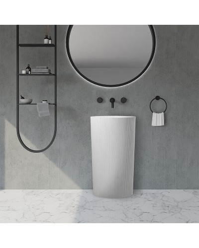 Раковина Abber Stein 50 AS2501-H Белая матовая