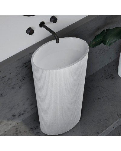 Раковина Abber Stein 50 AS2504-H Белая матовая