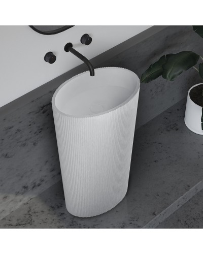 Раковина Abber Stein 50 AS2504-H Белая матовая