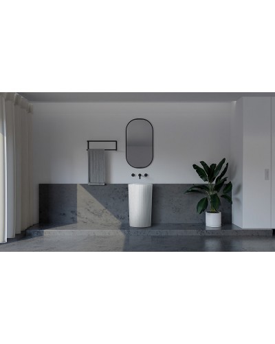 Раковина Abber Stein 50 AS2504-H Белая матовая