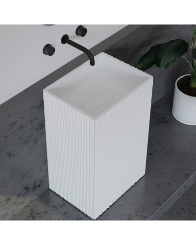 Раковина Abber Stein 50 AS2503-H Белая матовая