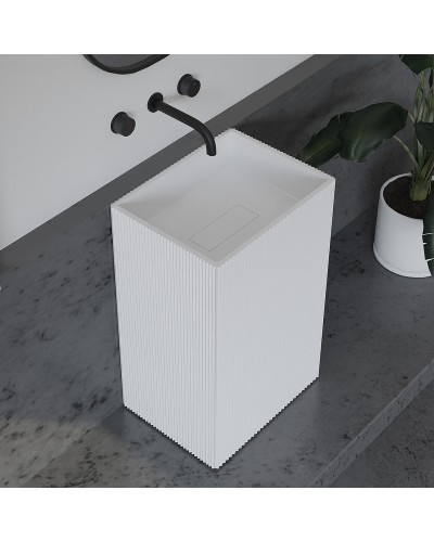 Раковина Abber Stein 50 AS2503-H Белая матовая