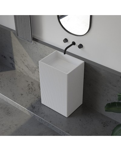 Раковина Abber Stein 50 AS2503-H Белая матовая