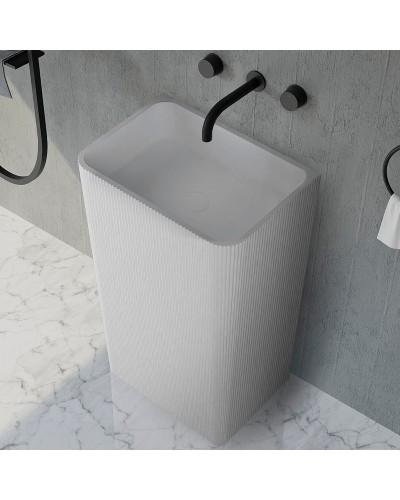 Раковина Abber Stein 50 AS2505-H Белая матовая