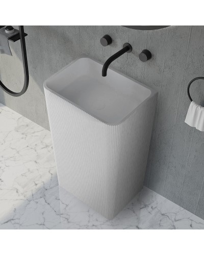 Раковина Abber Stein 50 AS2505-H Белая матовая