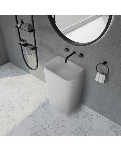 Раковина Abber Stein 50 AS2505-H Белая матовая