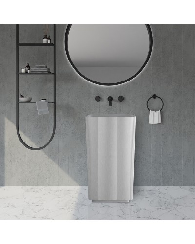 Раковина Abber Stein 50 AS2505-H Белая матовая