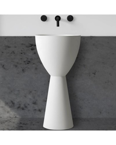 Раковина Abber Stein 45 AS2507 Белая матовая