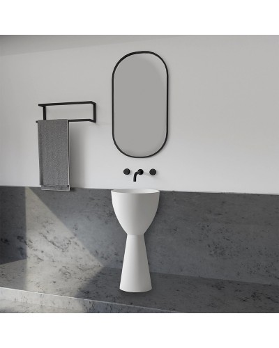 Раковина Abber Stein 45 AS2507 Белая матовая